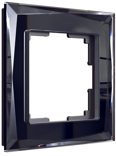 Рамка универсальная Werkel Diamant 1-м. стекло черный картинка